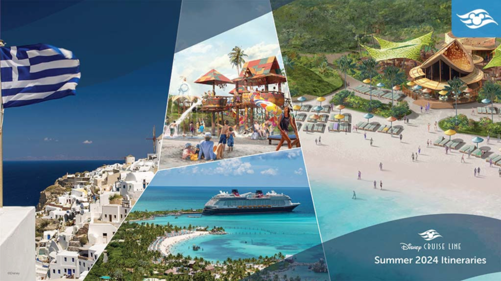 Disney Cruise Line Announces Inaugural Sailings to New Island Destination, Family Vacations Around the World in Summer 2024